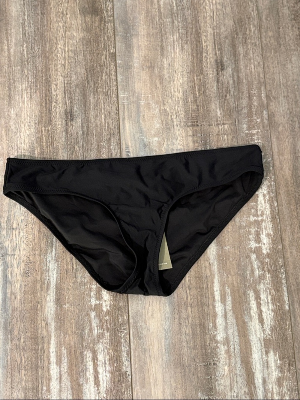 J. Crew Black Bikini Bottom size small NEW